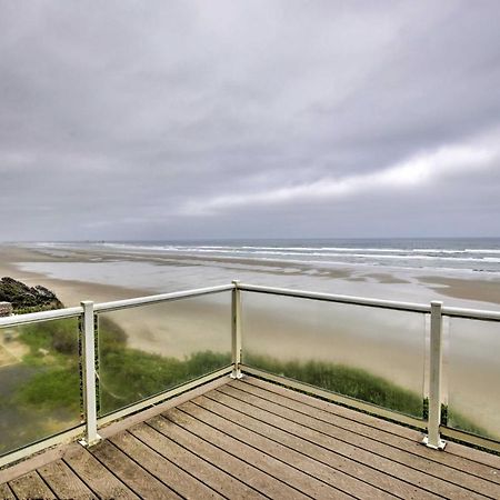 Oceanfront South Beach Home With Hot Tub And Sauna نيوبورت المظهر الخارجي الصورة