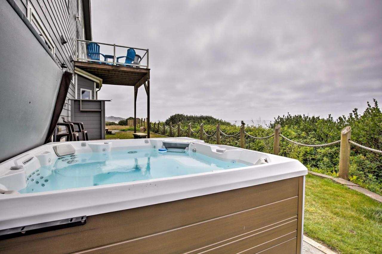 Oceanfront South Beach Home With Hot Tub And Sauna نيوبورت المظهر الخارجي الصورة