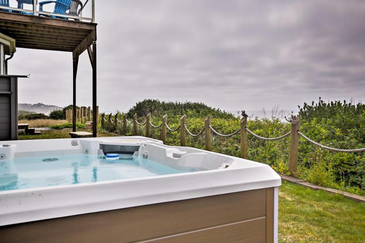 Oceanfront South Beach Home With Hot Tub And Sauna نيوبورت المظهر الخارجي الصورة